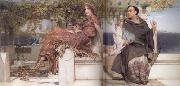 Alma-Tadema, Sir Lawrence The Conversion of Paula by Saint Jerome (mk23) Spain oil painting artist